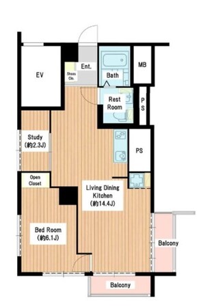 南千住ダイヤモンドマンションの物件間取画像